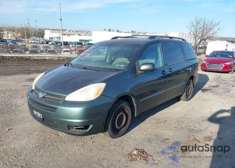 2005 Toyota Sienna Le from USA, damaged, VIN 5TDZA23C75S233657